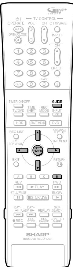 SHARP DV-HR400F - EPG - 1