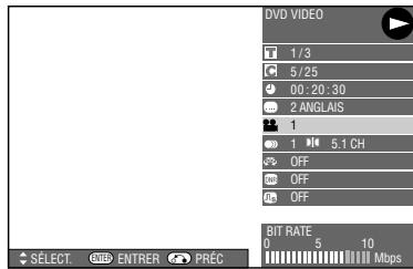 SHARP DV-HR400F - Appuyez sur / pour selec-tionner une option, puis appuyez sur SET/ENTER. - 1