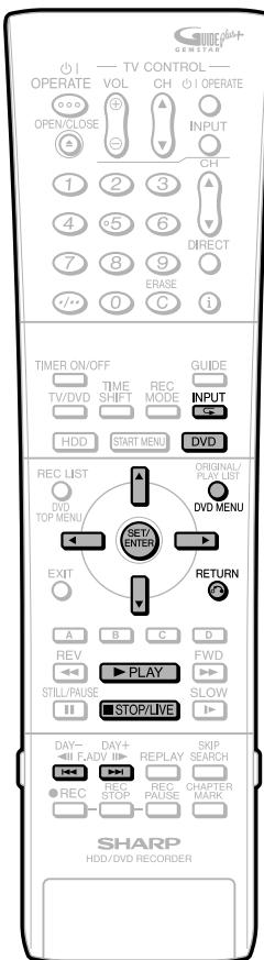 SHARP DV-HR400F - MENU - 1