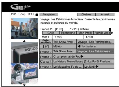 SHARP DV-HR400F - Préparation d'un enregistrement programme - 1