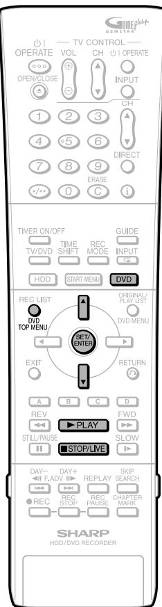 SHARP DV-HR400F - REMARQUE - 1