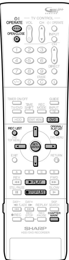 SHARP DV-HR400F - REMARQUE - 1