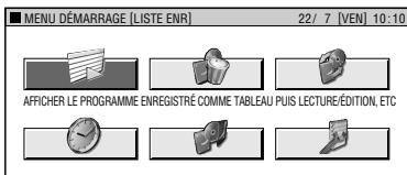 SHARP DV-HR400F - Appuyez sur /  / pour sélectionner ("LISTE ENR"), puis appuyez sur SET/ENTER. - 1