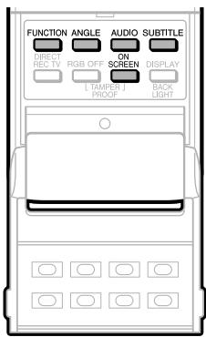 FUNCTION ANGLE AUDIO SUBTITLE DIRECT ON REC TV RGB OFF SCREEN DISPLAY [ L TAMPER ] BACK PROOF LIGHT