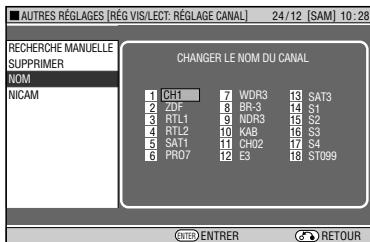 SHARP DV-HR400S/450S/480S - Renommer les Canaux (chaines) - 1