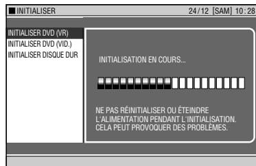 SHARP DV-HR400S/450S/480S - Opérations de base pour INITIALISER/FINALISER - 4
