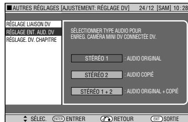 SHARP DV-HR400S/450S/480S - RéGLAGE DV CHAPITRE - 7