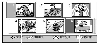 SHARP DV-HR400S/450S/480S - Sélectionnez ("LISTE ENR") dans l'écran "MENU DEMARRAGE", puis appuyez sur SET/ENTER. - 1