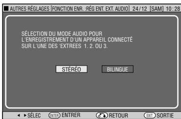 SHARP DV-HR400S/450S/480S - Opérations de base pour le réglage de FONCTION ENR. (FONCTION ENREGISTREMENT) - 4