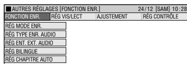 SHARP DV-HR480F - Opérations de base de MENU DÉMARRAGE - 2