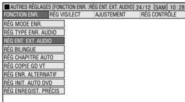 SHARP DV-HR480F - Opérations de base pour le réglage de FONCTION ENR. (FONCTION ENREGISTREMENT) - 3