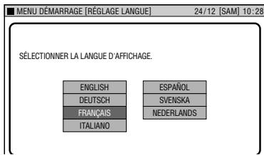 SHARP DV-HR480F - Changement de Réglage Langue - 3