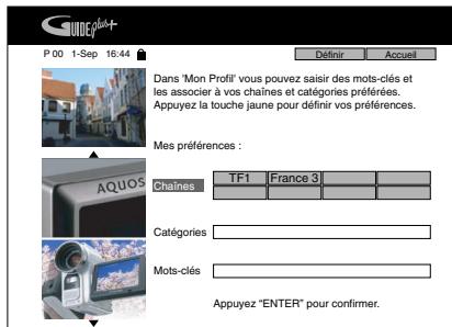 SHARP DV-HR480F - Mon Profil - 1