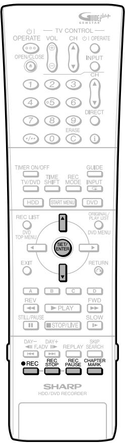 SHARP DV-HR480F - Appuyez sur REC MODE pour sélectionner le mode d'enregistrement. - 2