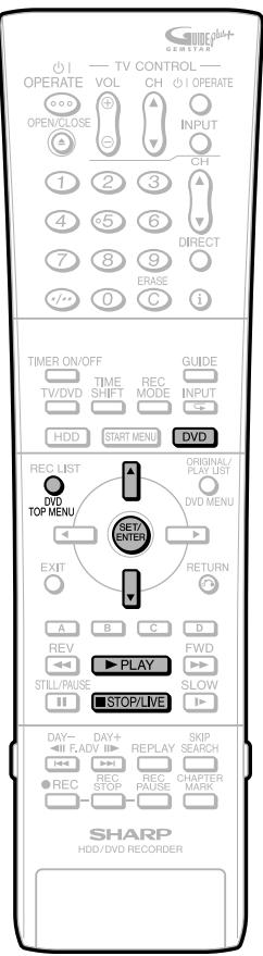 SHARP DV-HR480F - Appuyez sur CHAPTER MARK. - 1