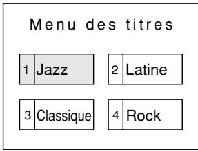 SHARP DV-HR480F - Appuyez sur ▲/▼/ ◀/► pour sélectionner le titre, puis appuyez sur SET/ENTER. - 1