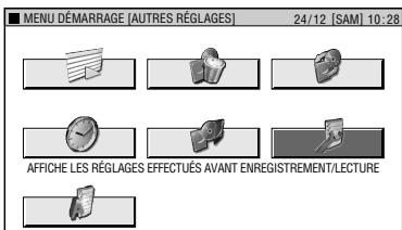 SHARP DV-HR480F - Opérations de base pour RÉG VIS/LECT (RÉGLAGE DE VISIONNAGE/LECTURE) - 1