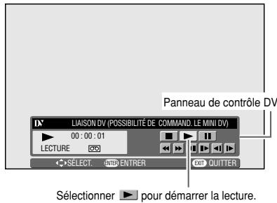 SHARP DV-HR480F - Démarrer la lecture sur la caméra numérique. - 1
