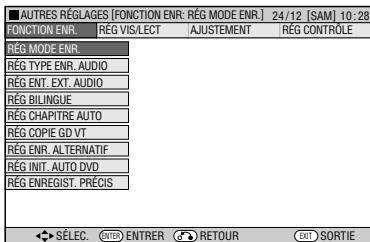 SHARP DV-HR480F - Sélection du mode d'enregistrement manuel (MN) - 2