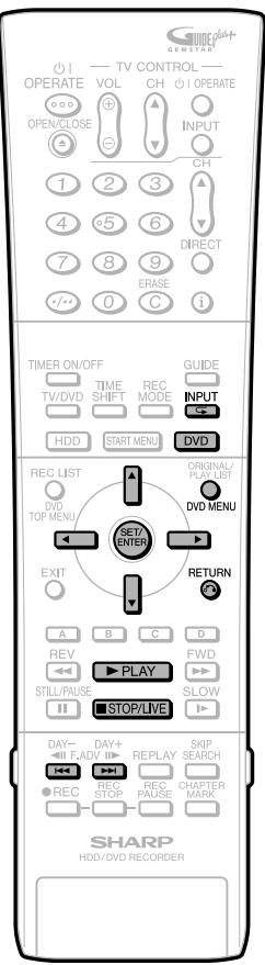 SHARP DV-HR480F - Appuyez sur SET/ENTER. - 1