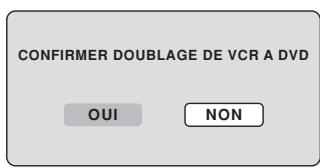 CONFIRMER DOUBLAGE DE VCR A DVD OUI NON