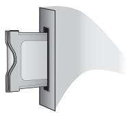 SHARP LC-32/42/46DH77E/S - Insertion du module cl dans la fente cl - 1