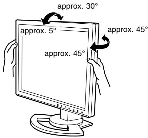 approx. 30° approx. 5° approx. 45° approx. 45°