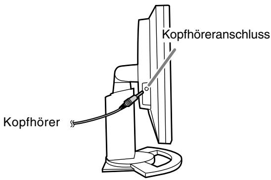 SHARP LL-151-3D - Anschluss von Kopfhörern (im Handel erhältlich) - 1