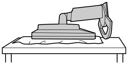 SHARP LL-151-3D - Cómo acoplar el brazo o el pedestal - 1