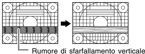 Rumore di sfarfallamento verticale
