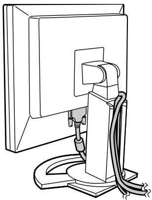 SHARP LL-151-3D - Rangement du câble - 2