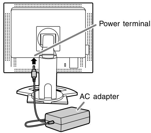 Power terminal AC adapter