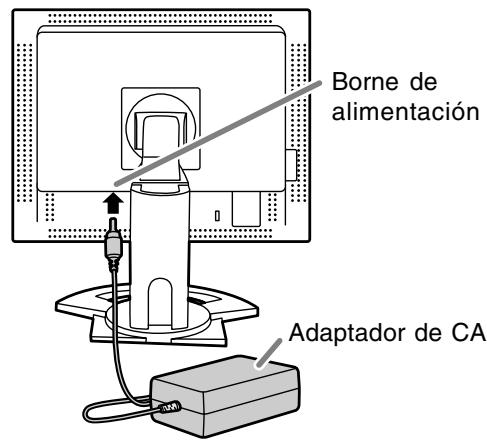 Borne de alimentación Adaptador de CA