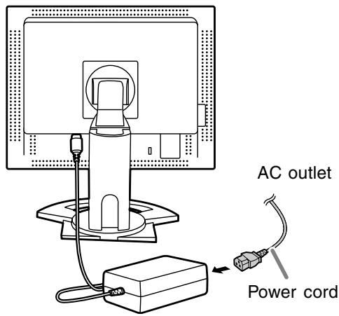 AC outlet Power cord