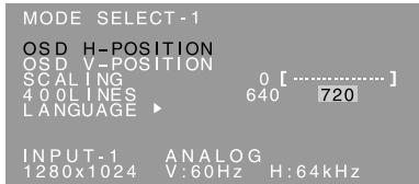 SHARP LL-171A/171G - Manuelle Bildschirmeinstellung - 4
