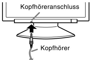SHARP LL-171A/171G - Anschluss von Kopfhörern (im Handel erhältlich) - 1