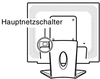 SHARP LL-171A/171G - Einschalten des Monitors - 1