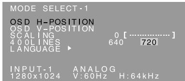 SHARP LL-171A/171G - Manual screen adjustment - 4