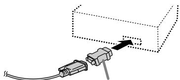 SHARP LL-171A/171G - Collegamento analogico [LL-171G] - 2