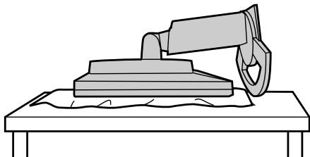 SHARP LL-T1520/1620 - Befestigen des Arms oder Fußes - 1