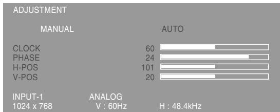 SHARP LL-T1520/1620 - Press the MENU button. - 1