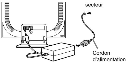 secteur Cordon d'alimentation