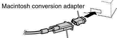 Macintosh conversion adapter