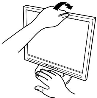SHARP LL-T15G1/E15G1 - Zusammenklappen des Monitors - 1