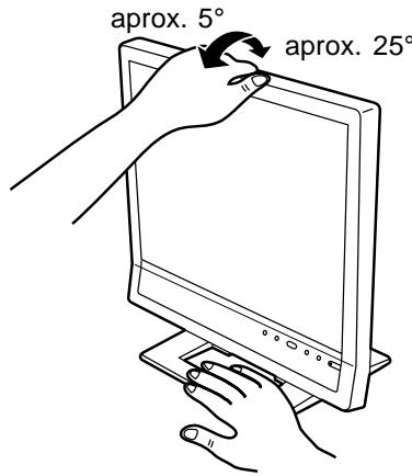 SHARP LL-T15G4 - Ajuste de ángulo - 1