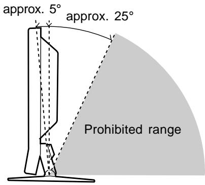 SHARP LL-T15G4 - Angle adjustment - 2