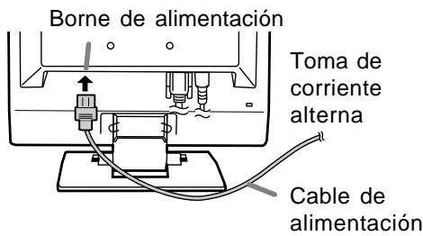 SHARP LL-T15G4 - Conexión del monitor a una toma de corriente - 1