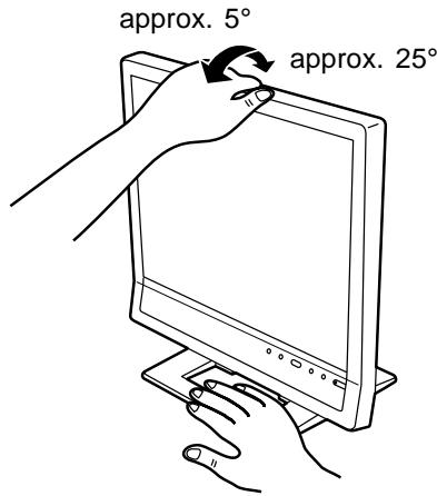 SHARP LL-T15G4 - Angle adjustment - 1