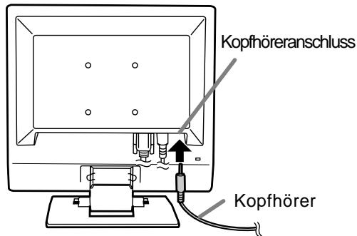 SHARP LL-T15G4 - Anschluss von Kopfhörern (im Handel erhältlich) - 1
