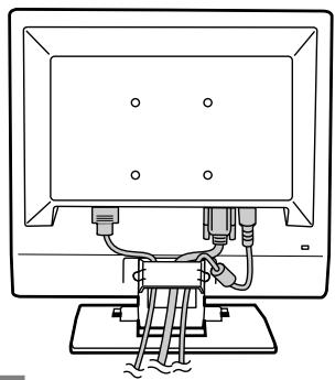 SHARP LL-T15G4 - Ablegen der Kabel - 2